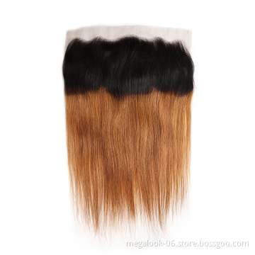 Megalook Hair Discounts Wholesale Price Dyeable And Permed Virgin Brazilian Raw Cuticle Aligned Straight Hair Frontal